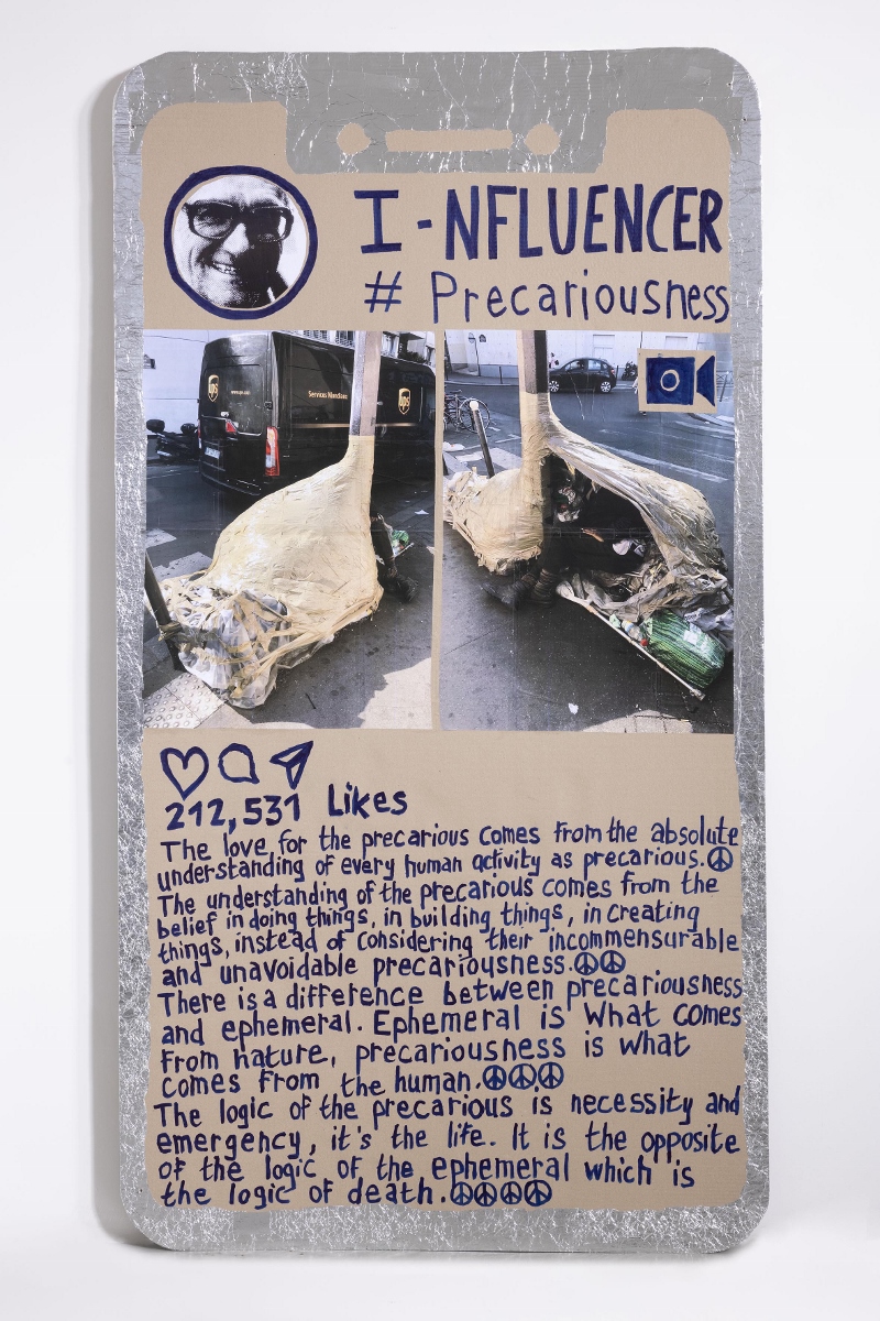 Thomas Hirschhorn – I-nfluencer-poster